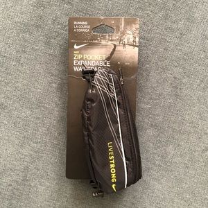Nike Livestrong zip pocket expandable waistpack